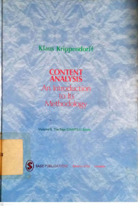 Content Analysis: An Introduction To Its Methodology