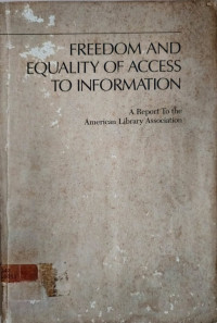 Freedom and Equality of Access to Information