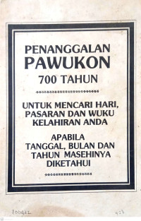 Penanggalan Pawukon 700 Tahun